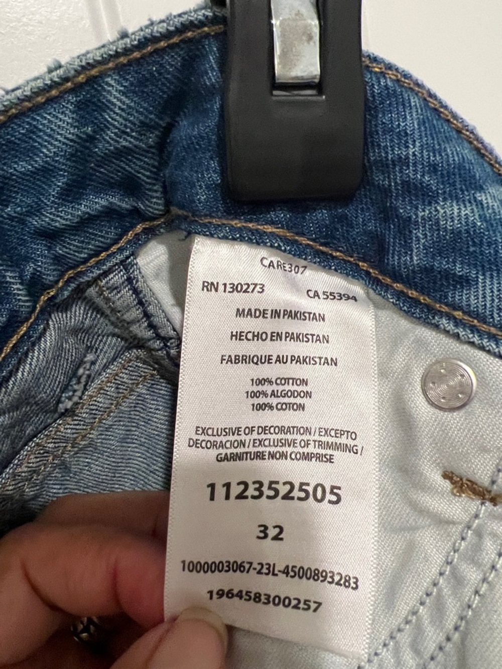 Wrangler High-Rise Denim Women’s Shorts in Light Blue - Picture 5 of 7